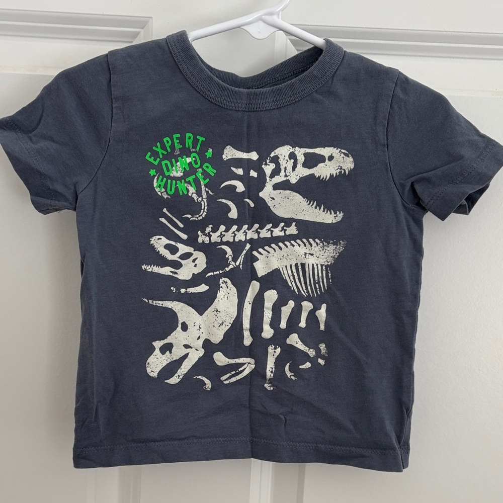 OshKosh B'gosh Dino Fossil Graphic Tee - Gray